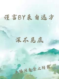 谨言BY来自远方