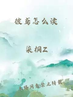 彼鸢怎么读